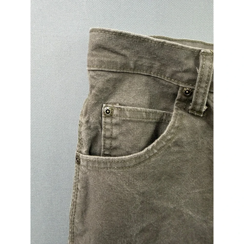 Genuine Dickies Carpenter Pants Mens Brown Utility Workwear 42x30